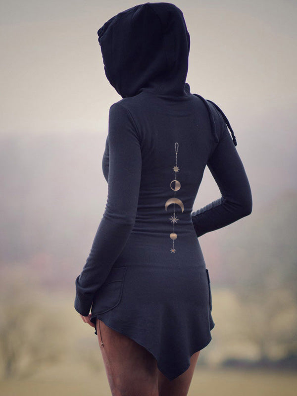 Estampados tribales antiguos de mujer con manga larga