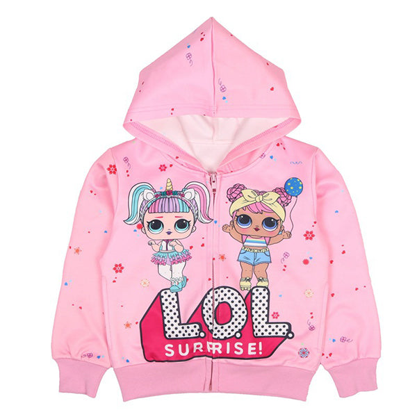 Mädchen LOL Surprise Hodded Zipper Jacket