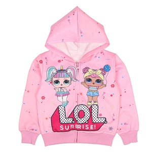 Mädchen LOL Surprise Hodded Zipper Jacket