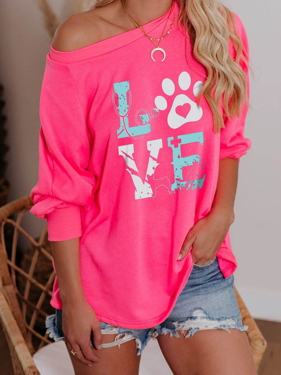 Frauen Haustier Liebhaber LIEBEN Top