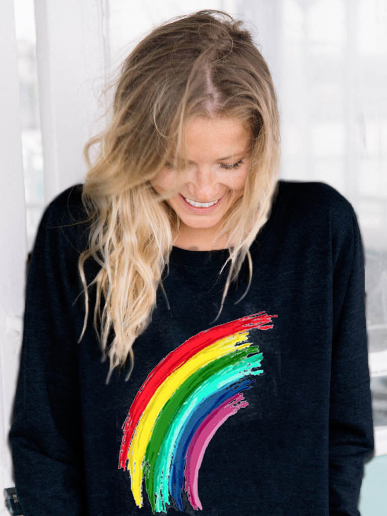 Frauen bleiben sicher Be Kind Sweatshirt