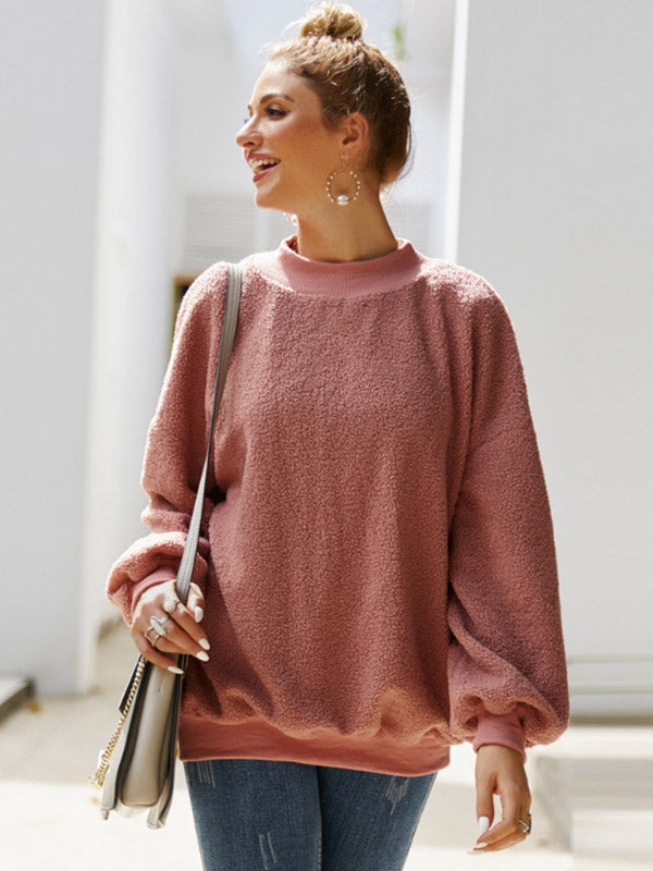 Jersey de mujer con osito de peluche y manga larga