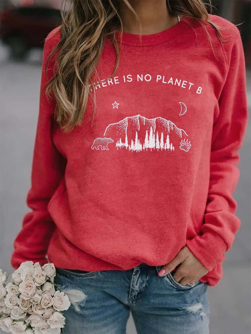 Es gibt kein Planet B Sweatshirt