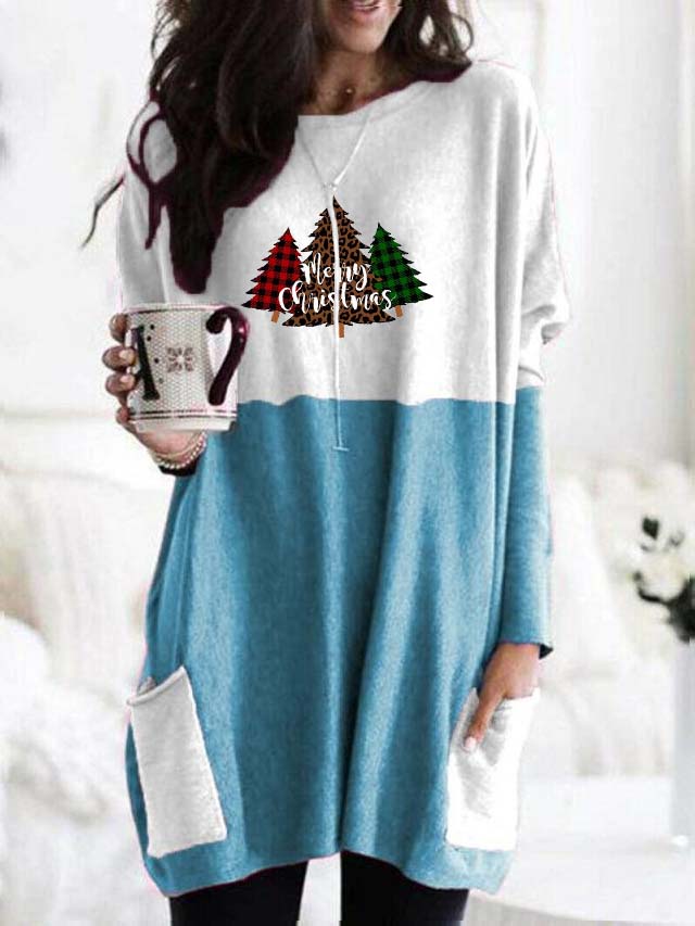 Merry Christmas trees - camiseta super acogedora