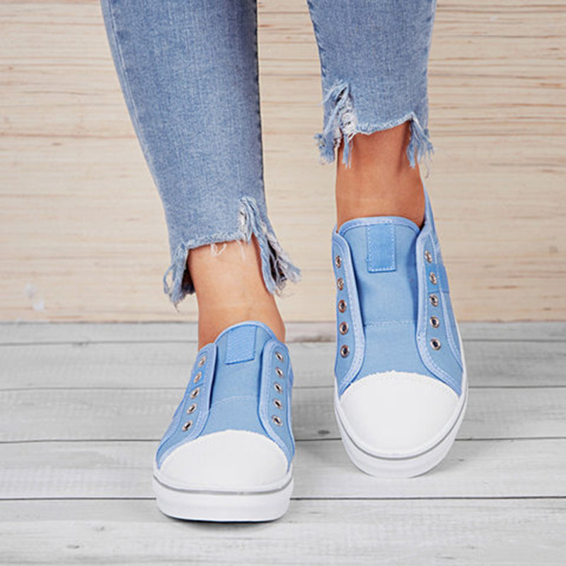 Zapatos casuales Colorblock para mujer