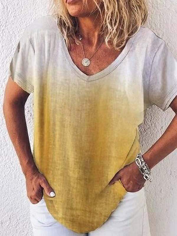 Camiseta de color simple