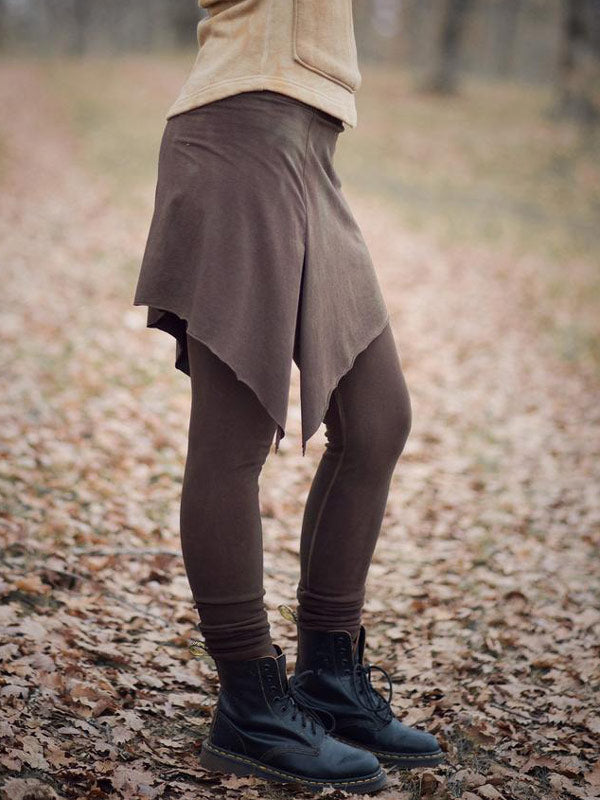 Leggings vintage para mujer con pintura de roca