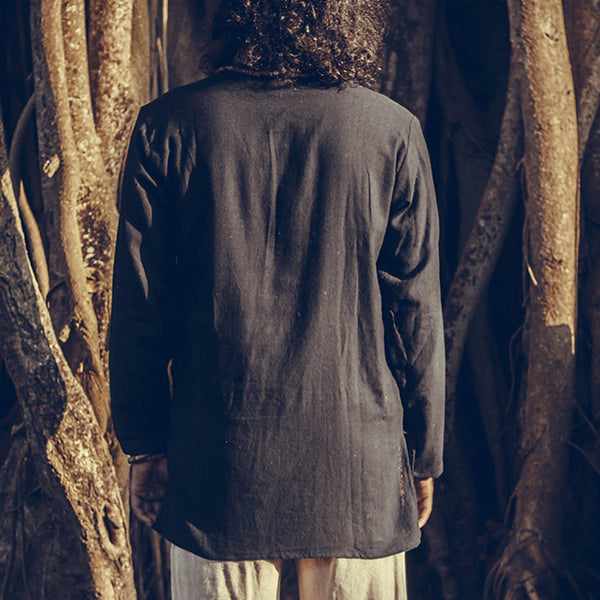 Bequeme umweltfreundliche lange Kurta aus natürlicher Baumwolle