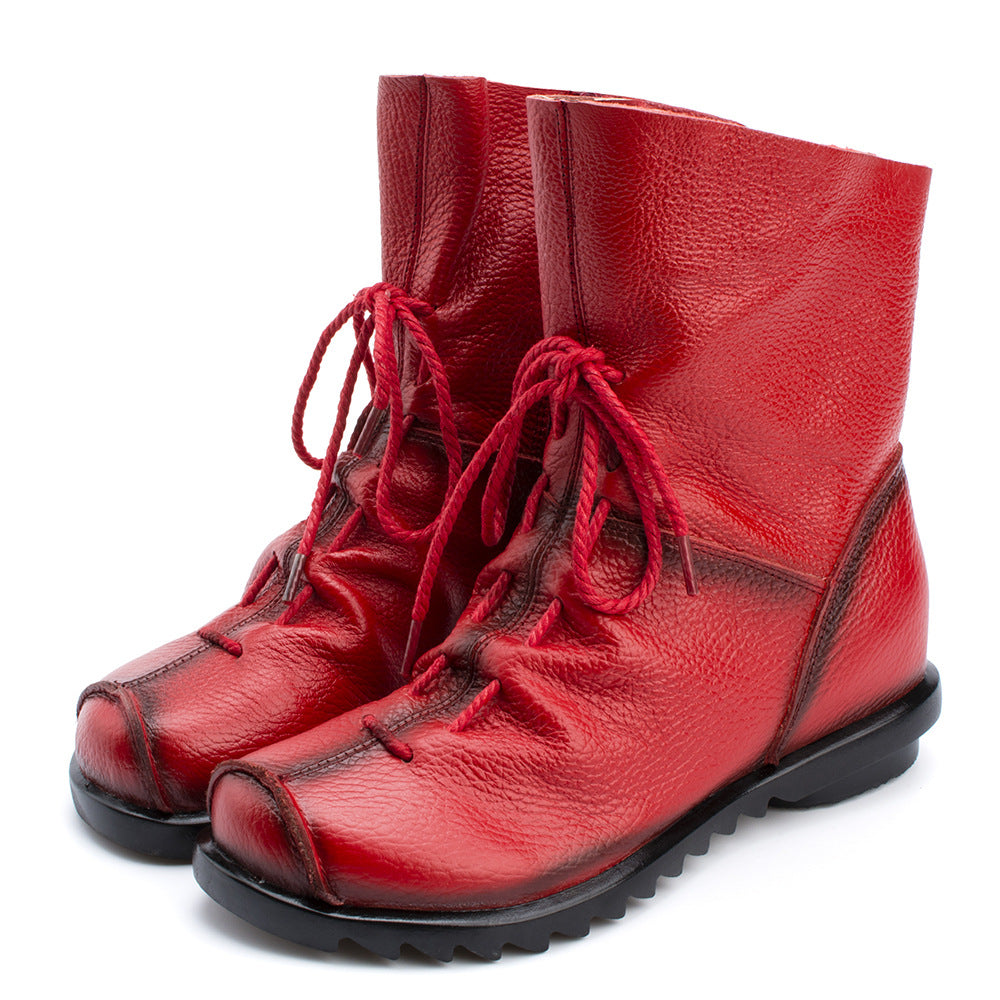 Leather Handmade Women's Boots