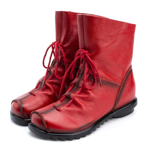 Leather Handmade Women's Boots