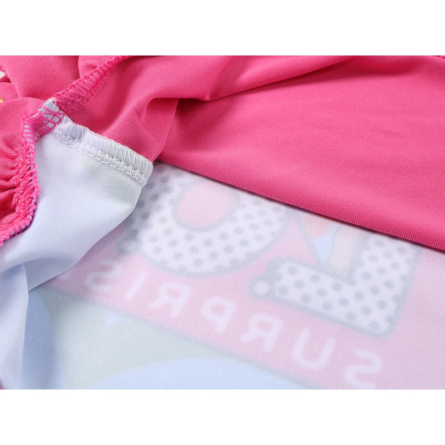 Vestido estampado estampado de dibujos animados para niñas