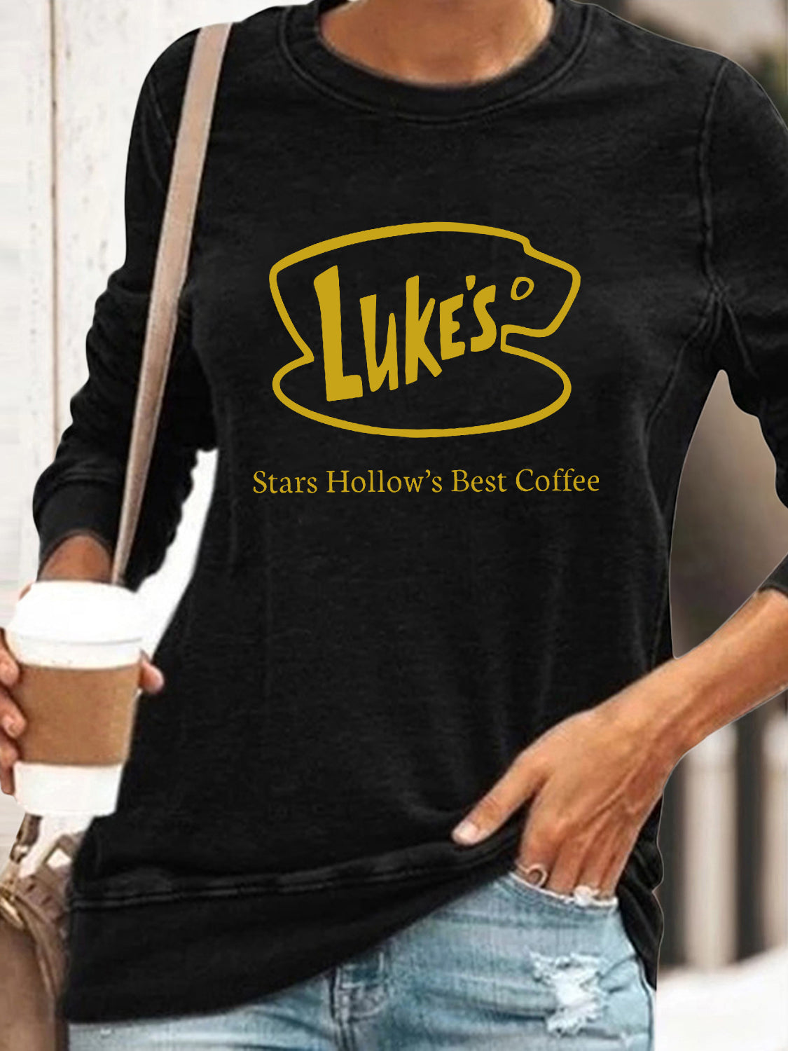 Suéter temático Frauen Luke&#39;s Diner Gilmore para niñas
