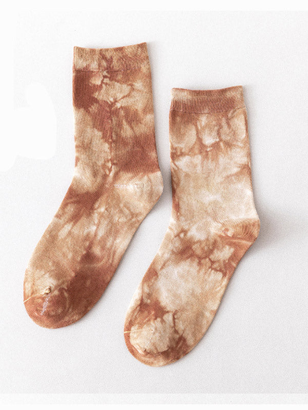 Pintura vintage vintage para calcetines de mujer