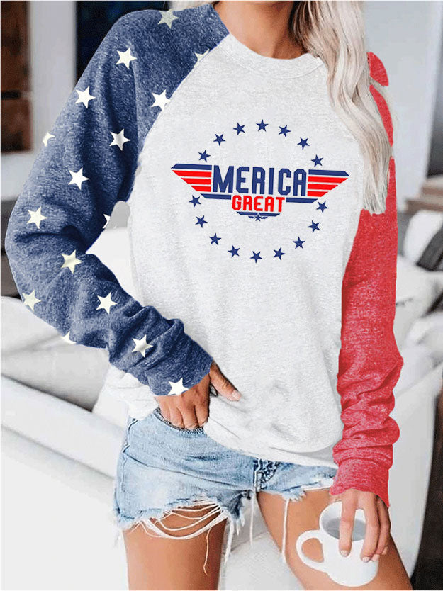 America Geat Top Gun Colorblock Pullover