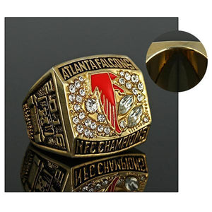 NFC 2016 Atlanta Falcons Championship Ring Holzkiste