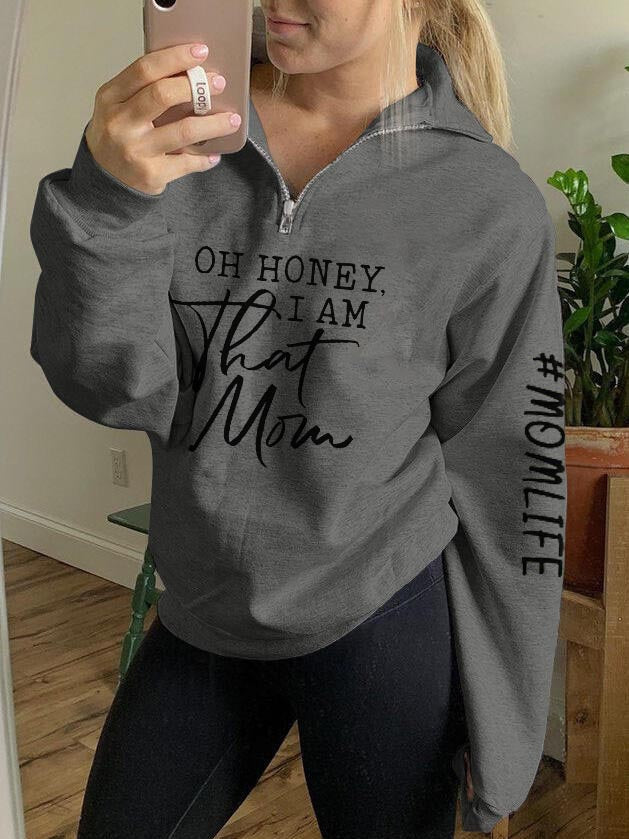 O brangioji, aš esu šios motinos motinos gyvenimo abėcėlės spausdinimo užtrauktukas