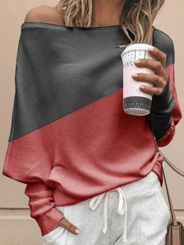 Suéter sin hombros para mujer