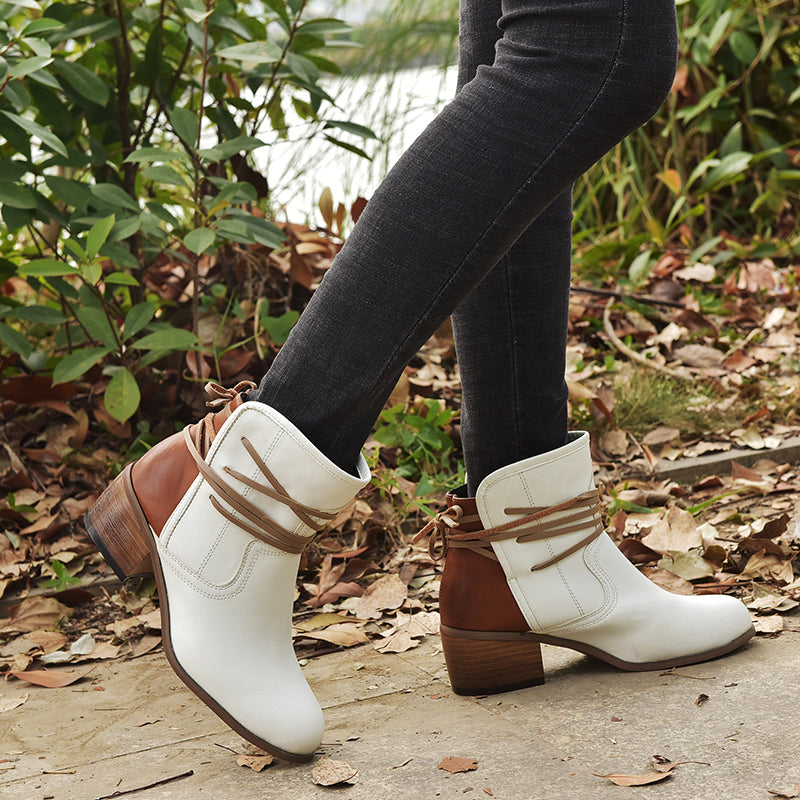 Zapatos retrospectivos para mujer con encaje