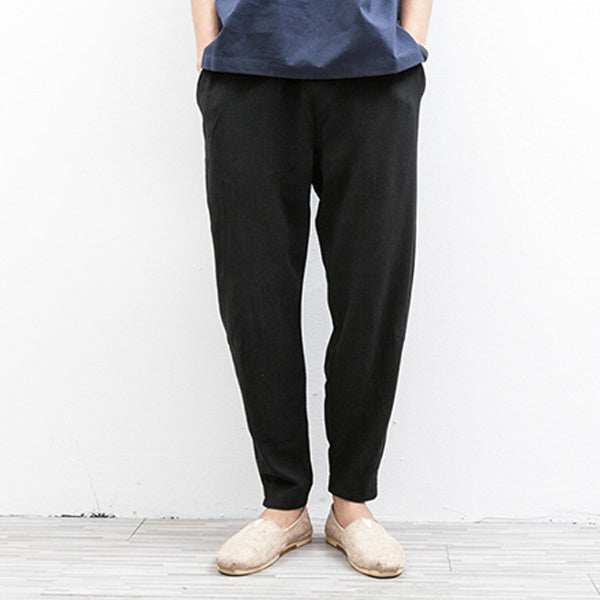 Pantalones casuales de algodón para hombre