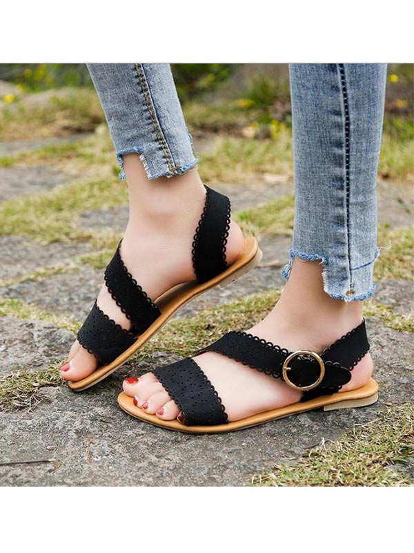 Moteriškos basutės su sagtimi