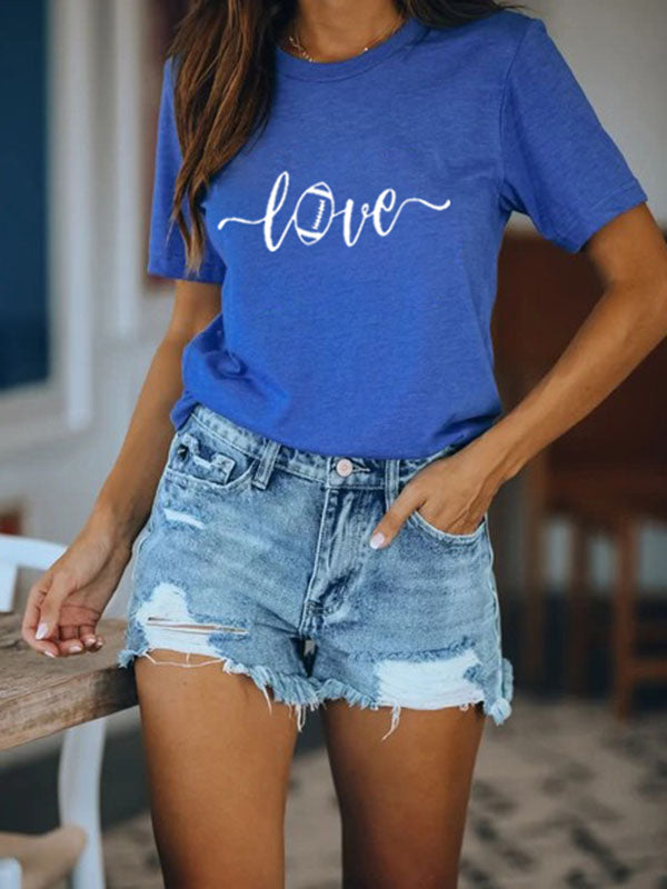 Frau Liebe gemalt T-Shirt