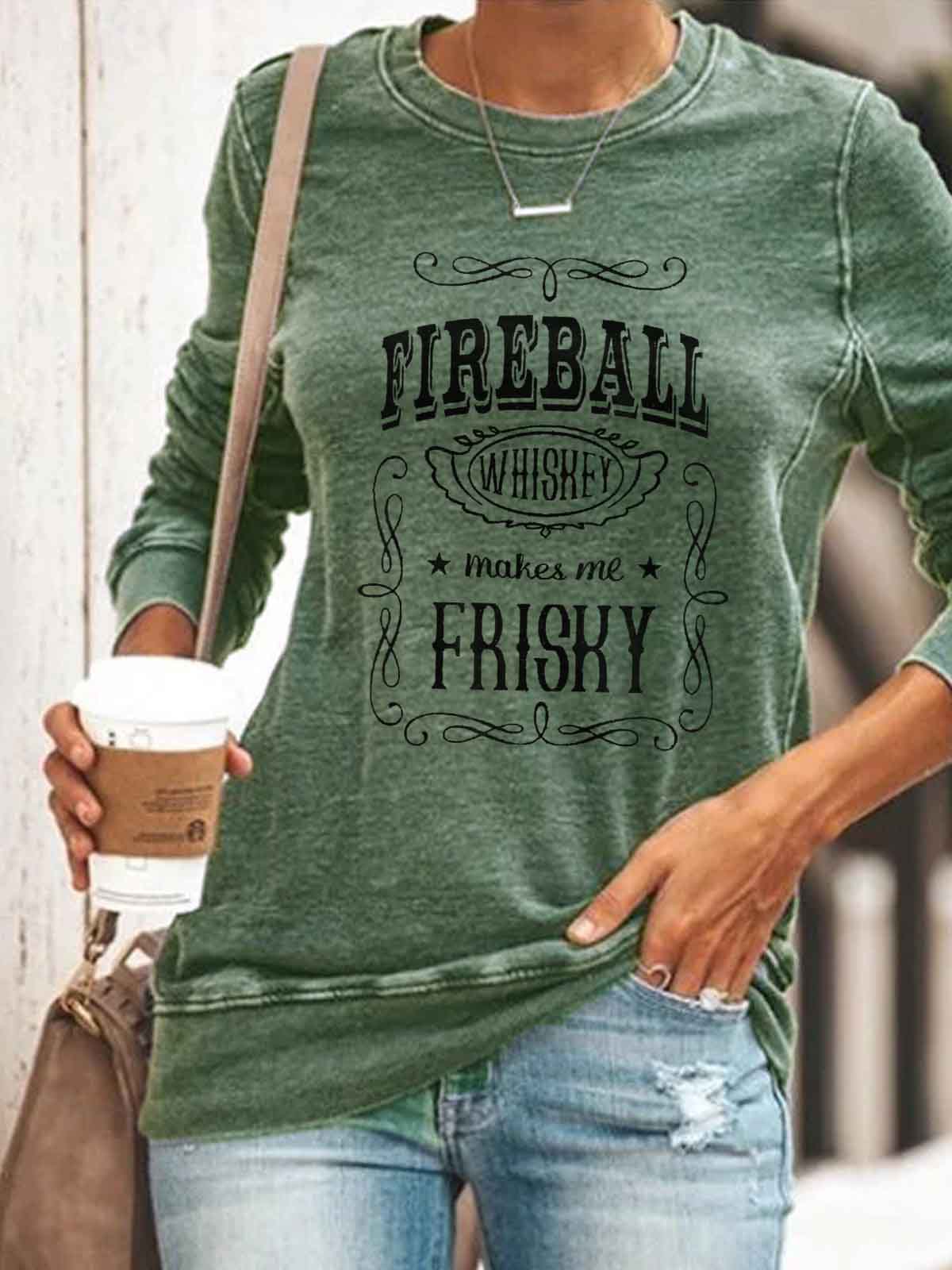 Bola de fuego whisky me hace feliz