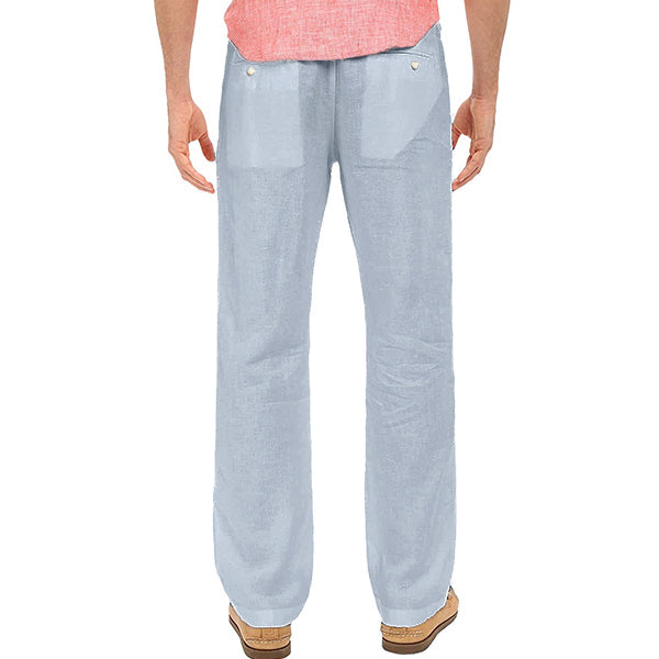 Pantalones casuales cómodos y transpirables de cáñamo