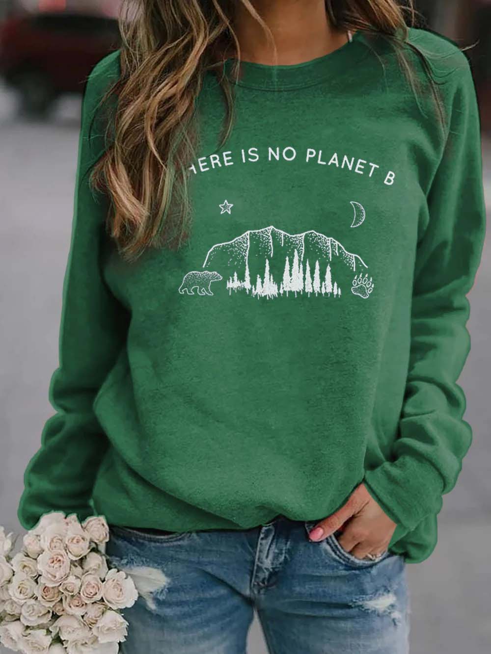 Es gibt kein Planet B Sweatshirt