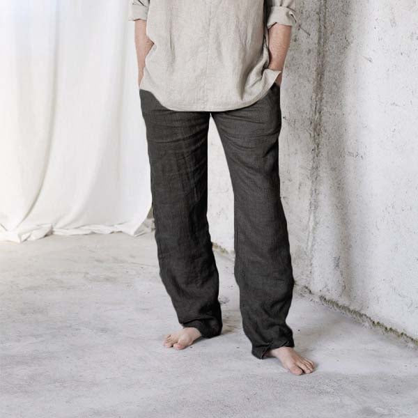 Pantalones de cáñamo duro para hombre