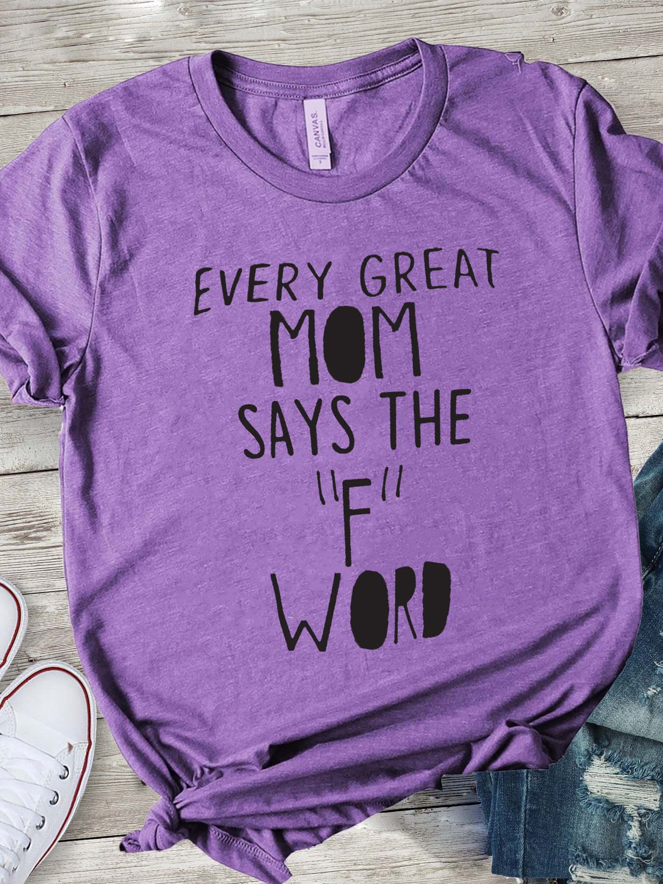 Jede große Mutter sagt das &quot;F&quot; Wort Tee