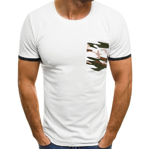 Camiseta de hombre en contraste