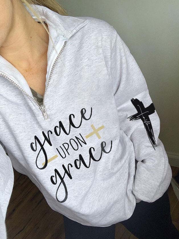 Damen Grace Upon Grace Zip Sweatshirt