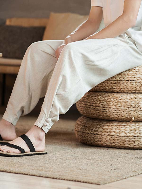 Pantalones casuales de algodón para hombre