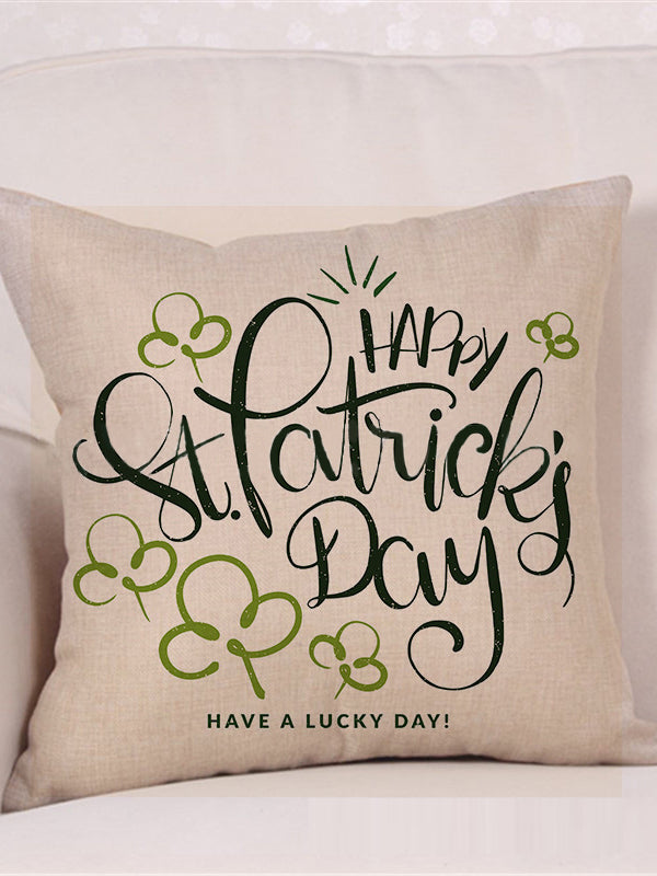 S t. Almohada con motivos del día de Patrick