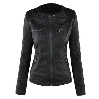 New Arrival Plus Size Women Fashion Autumn Winter Coat Jacket Long Sleeve Zipper