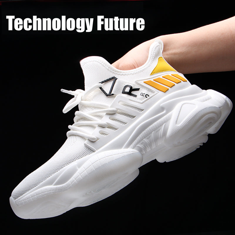 Zapatillas blancas de moda para papá