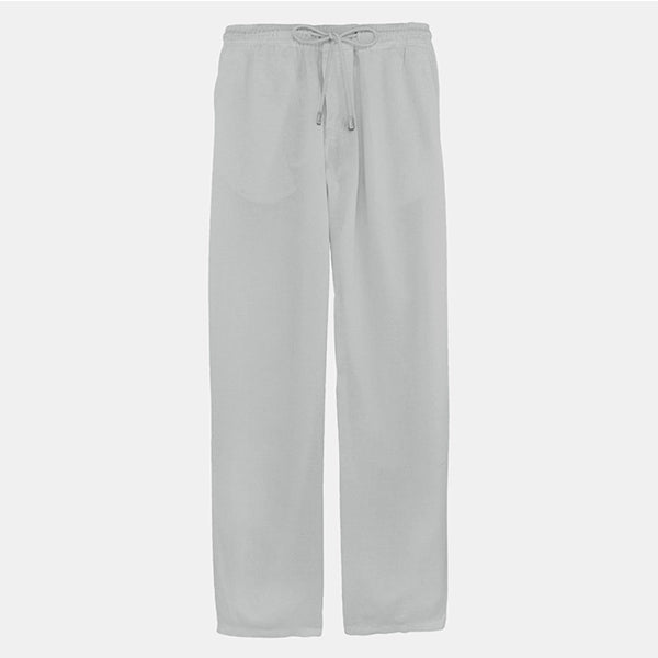 Cuerdas de lino con clip, pantalones casuales sueltos