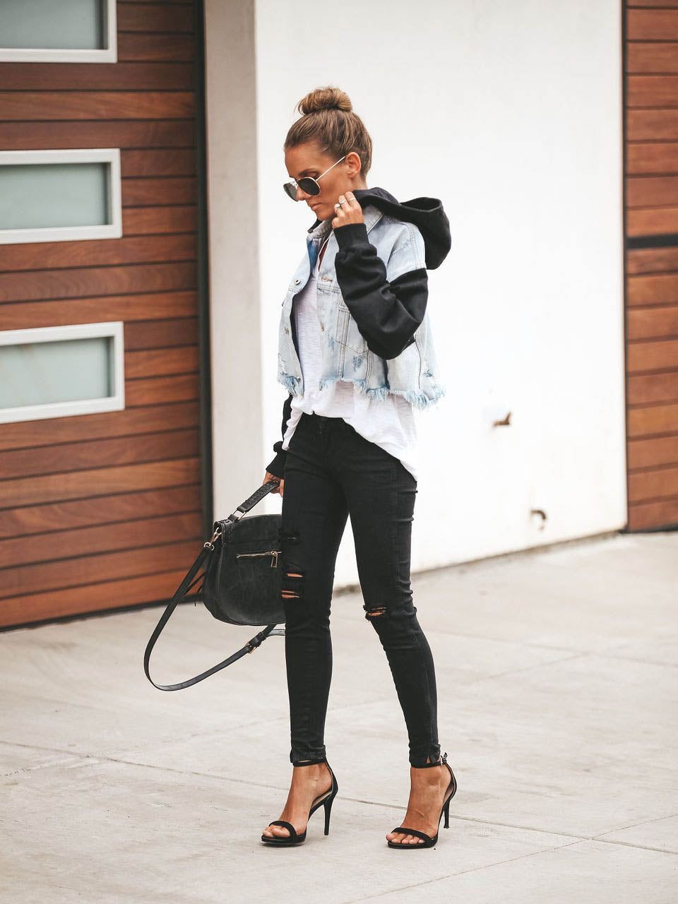 Damen Dinna Fash Sassenach Print Kontrast Kapuzenjacke