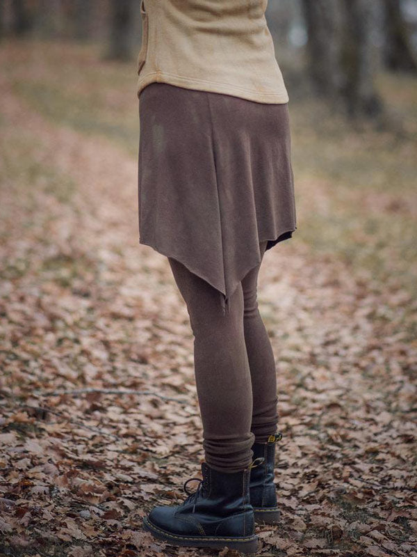 Leggings vintage para mujer con pintura de roca