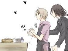 Vestido de otoño vintage art