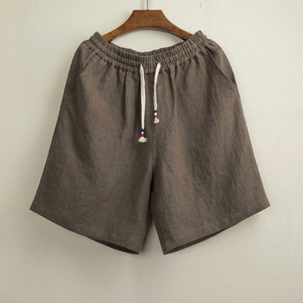 Shorts de lino para hombre