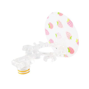 BalleenShiny Cute Animated Baño Cocina Cara sonriente Cepillo de dientes Toalla Estante de almacenamiento Chupete Gancho Soporte de pared
