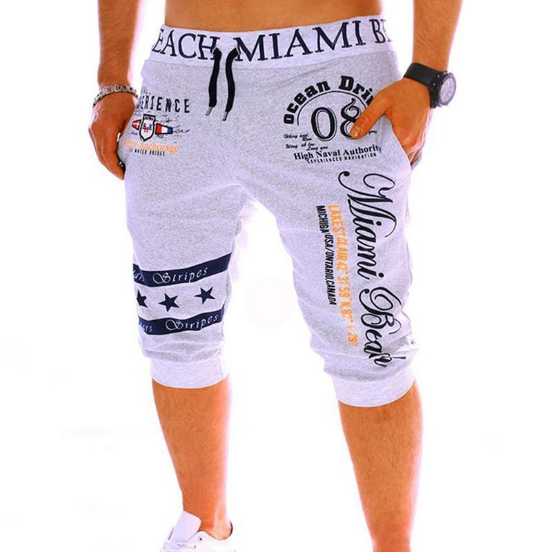 Pantalones cortos deportivos de diseño de impresión digital de moda