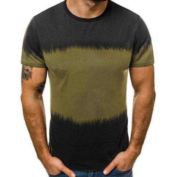 Bequemes T-Shirt zum Drucken und Färben von Männern