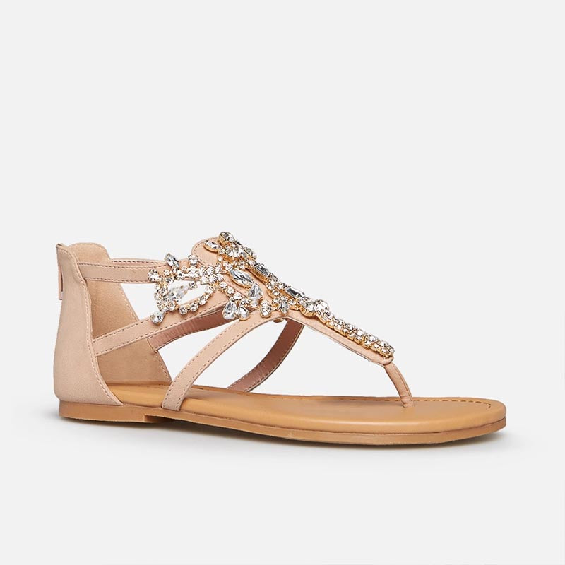 Moteriškos basutės su deimantu