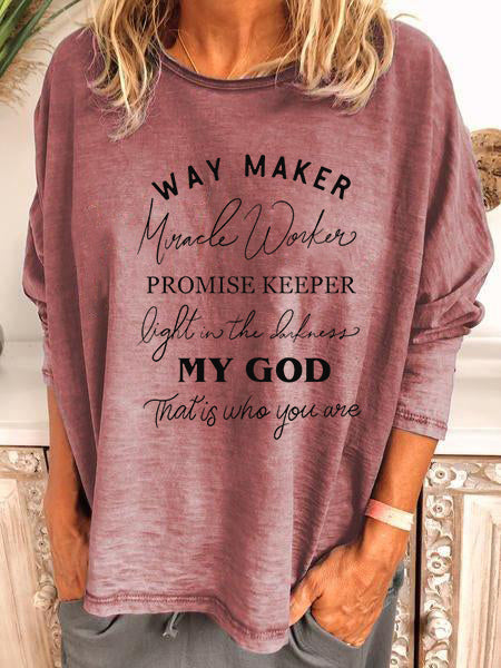 „Way Maker“ stebuklų darbuotojas pasižada išlaikyti šviesą tamsoje. Dieve mano, kas tu esi