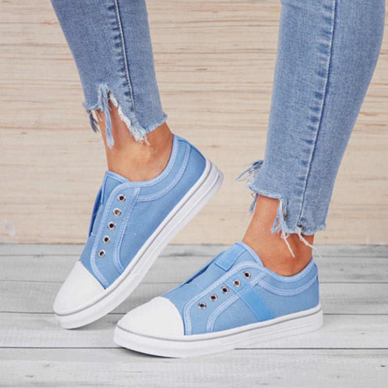 Zapatos casuales Colorblock para mujer