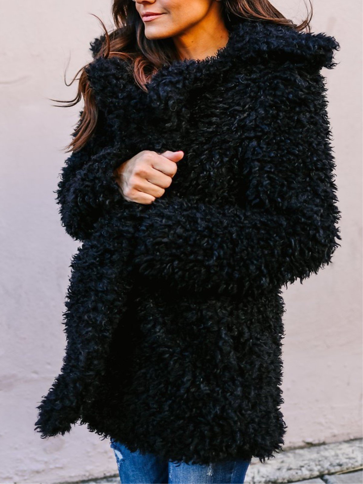 Elegant Paneled Solid Quilted Coat