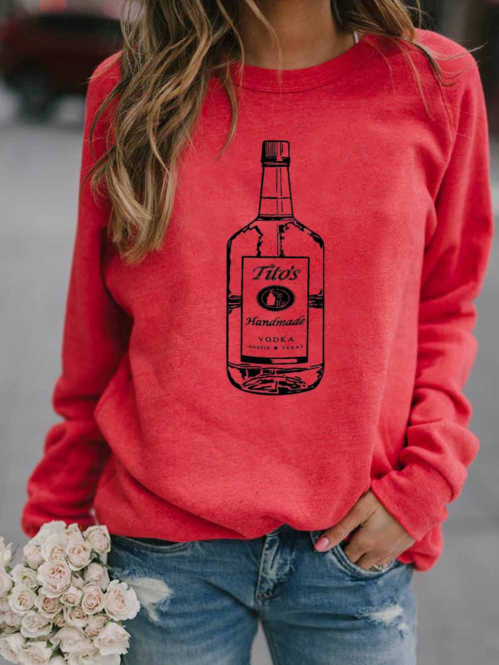 Frauen Tito&#39;s Handmade VODKA AUSTIN TEXAS Sweatshirt