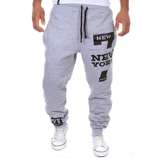 Pantalones de chándal judíos para hombre NEW YORK